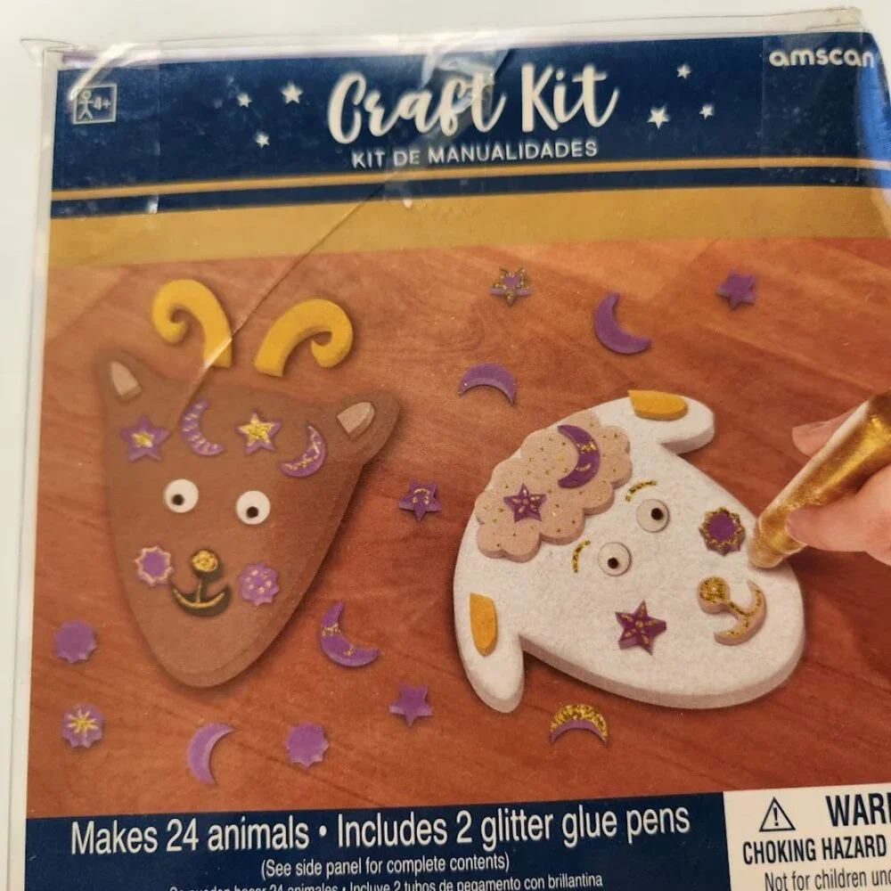 NEW Sheep Foam Craft Kit Kids Art Supplies Eid Mubarak Ramadan Party Favors Goat
